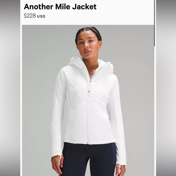 Lululemon another mile jacket - Picture 3 of 3